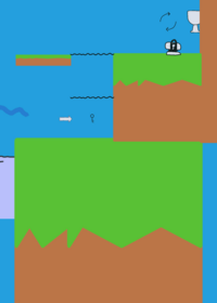Stick figure platformer duolingo