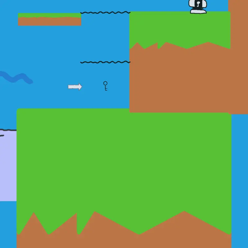 Stick figure platformer duolingo by @Duolingo_English_
