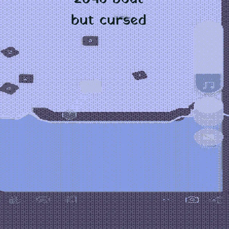 2048 boat but cursed by @magnet_bolls