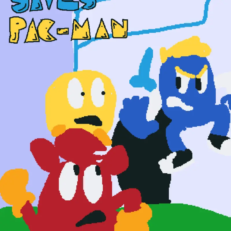 Blinky Saves Pac-Man:por Santycraft6639 by @Santycraft6639