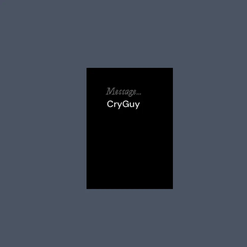 Game by @CryGuy