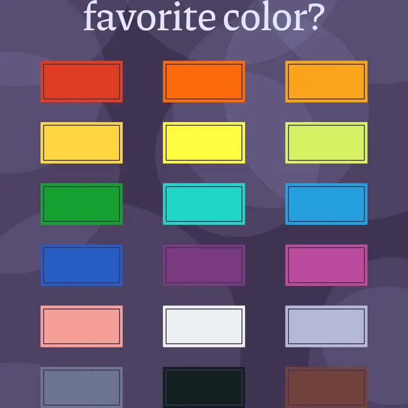 Least favorite color by @Oxvan