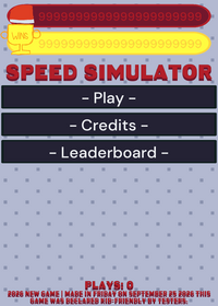 Speed Simulator (Unfinished)