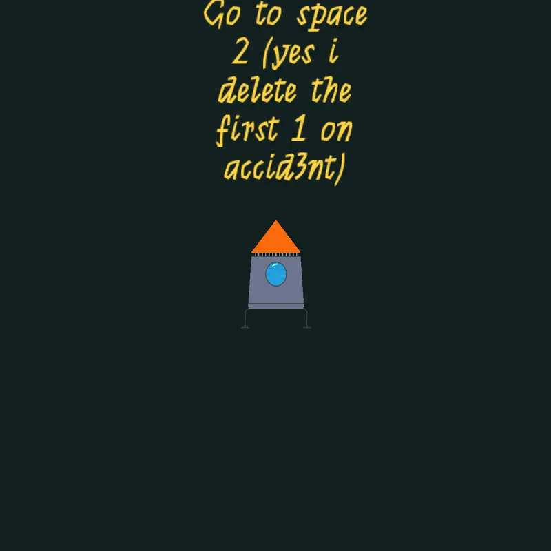 Go to space by @dthdhs