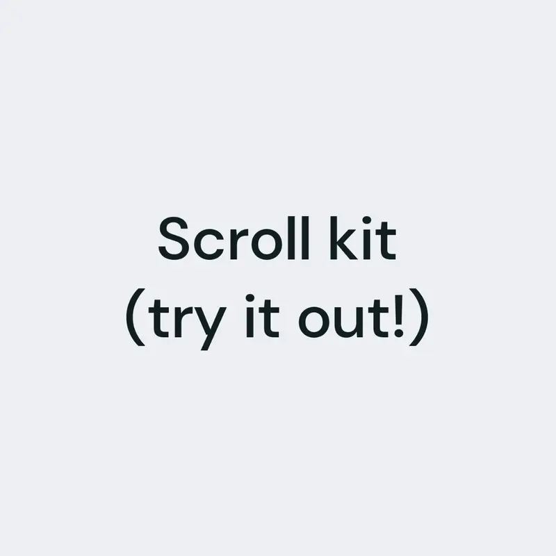 Scroll kit by @The-Hacker