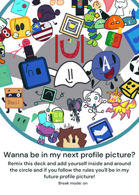Wanna be in my next profile picture?