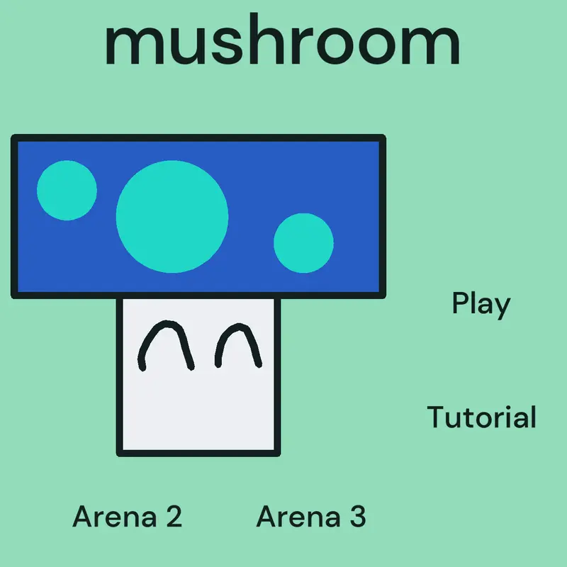 Cacth the mushrooms! by @mhstichgames