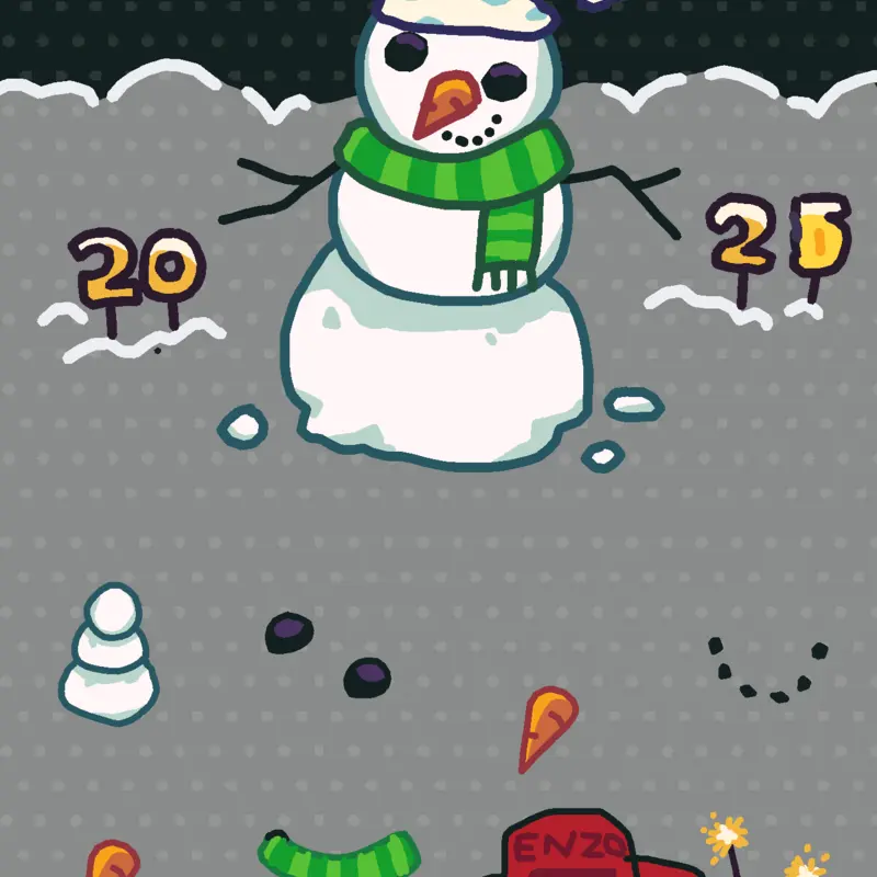 build a snowman ⛄️ by @yagmiii
