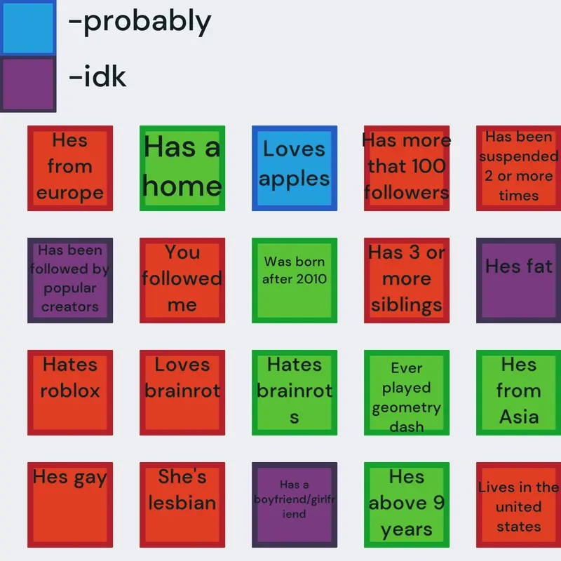 Game by @Inaki-The-Purple-Liker