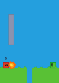 The ending game with a wall