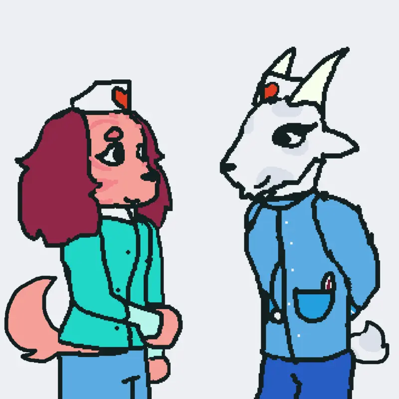Doublenurse animal hospital by @Pumpkin_Sauce