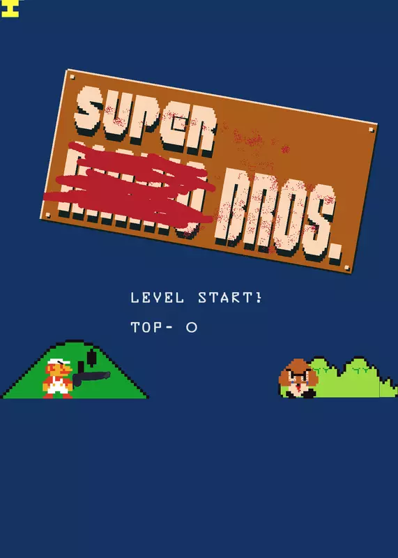 Super bros by @a_paper_stickman
