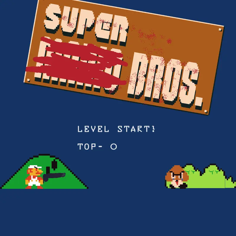 Super bros by @a_paper_stickman