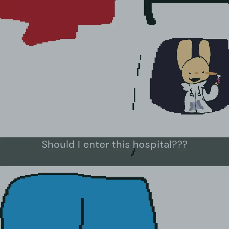 Should I enter this hospital??? by @Eevee_gh0st