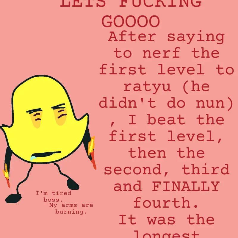 I BEAT THE BATTLE BLOB by @LemmenTheCool