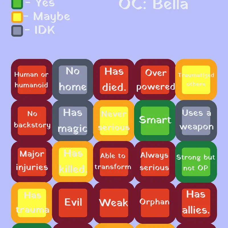 Game by @MyNameIsbella