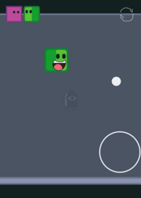 playable green cube