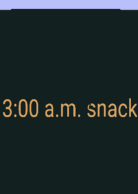 3:00 am snack castle(demo)
