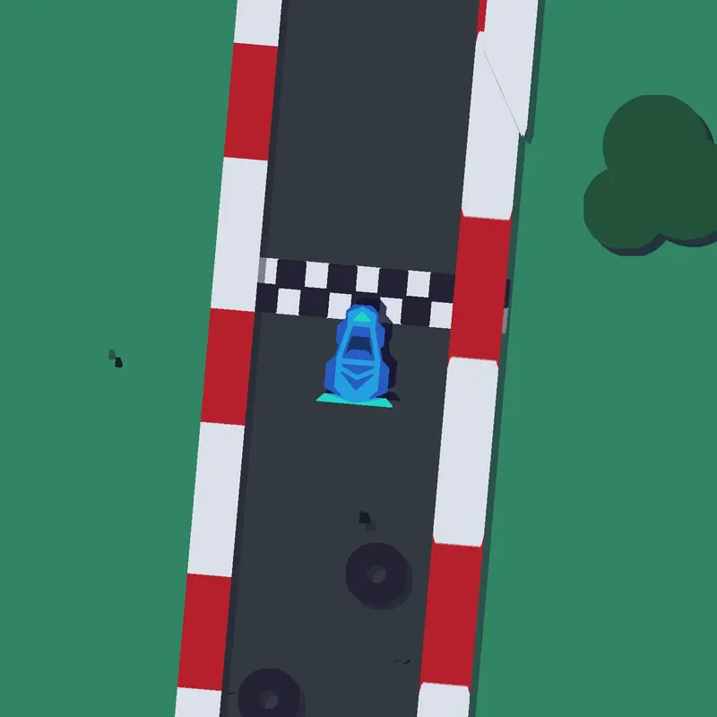Racing through lots of tires in track by @Apppk