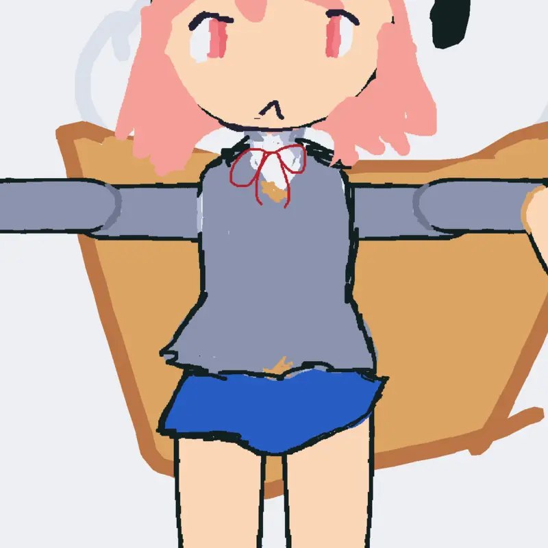 Natsuki!!! by @ChocoUwU