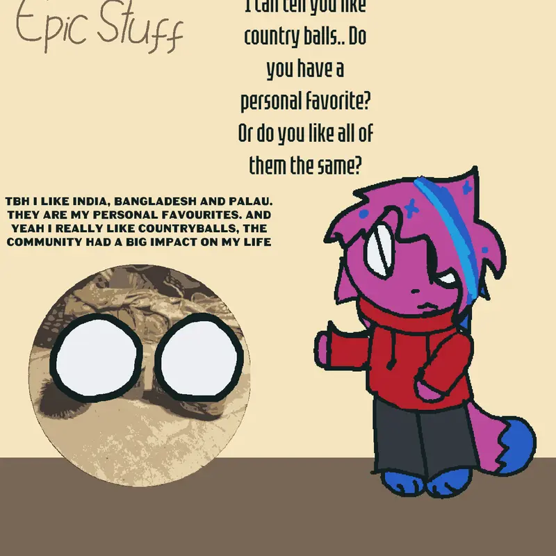 Countryballs du velo by @Epic_StuffYT