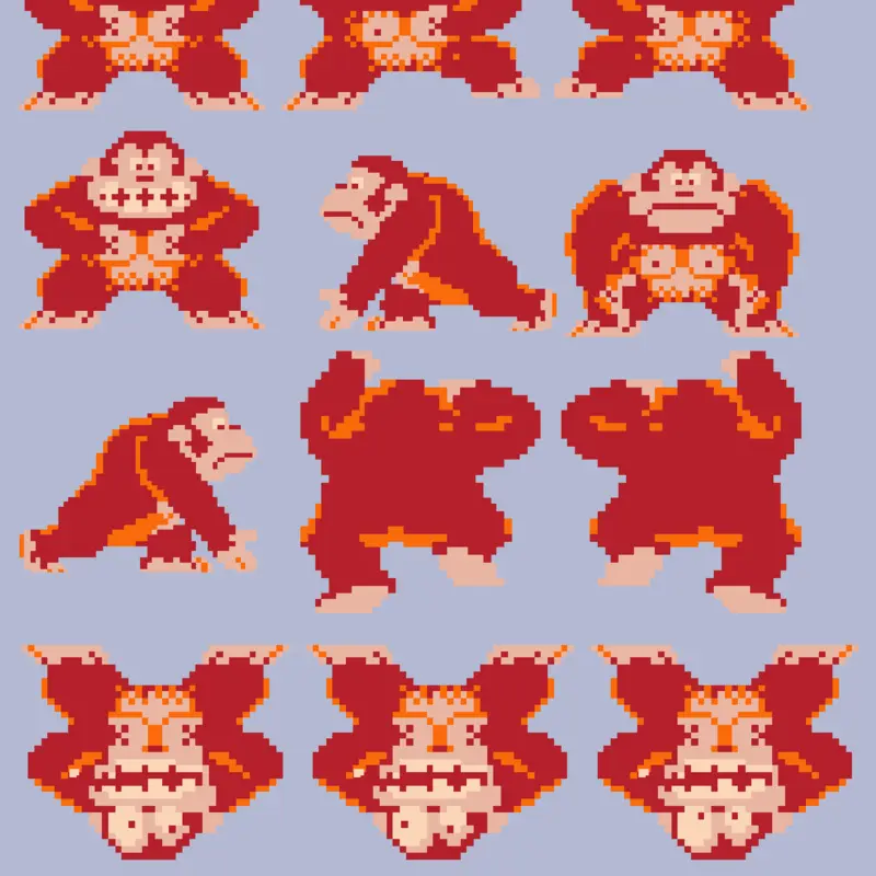 Sprites by @mickeyworld