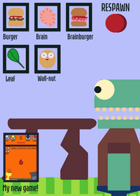 Zombie eating!