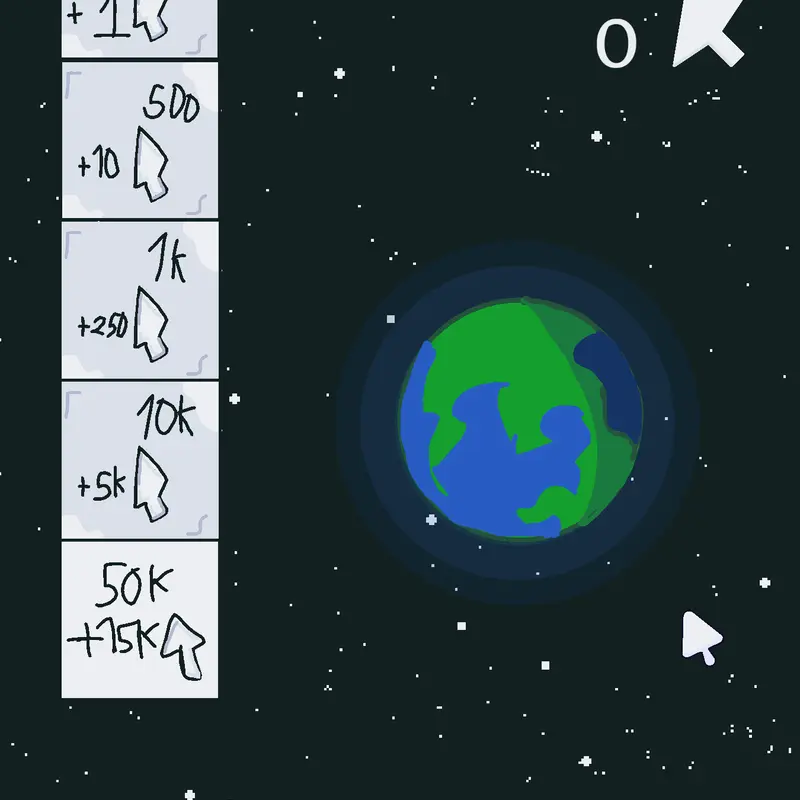 Earth clicker by @Luffygear5farmadordeaura