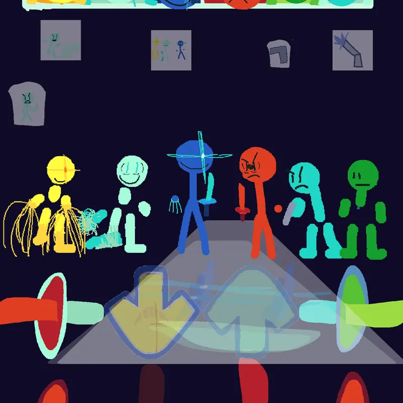 stickmans by @InakialfonsoLopezahu