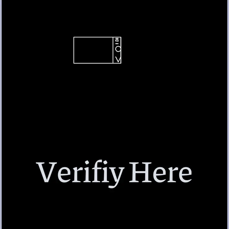 Free Verify by @The_Pumpkin_Broken_Box
