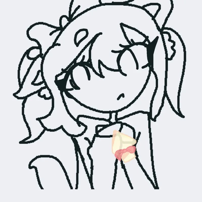 Sorry i don't color it I am lazy bruh:3 by @--M4chi_Cookie--