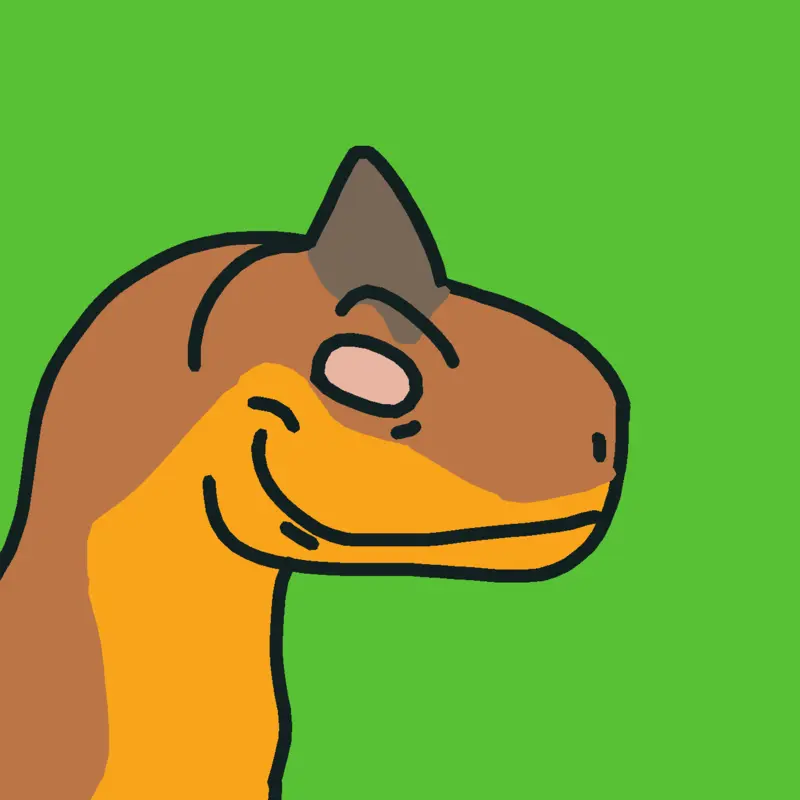 Goofy ahh Carno by @Snowy-Yutyrannus