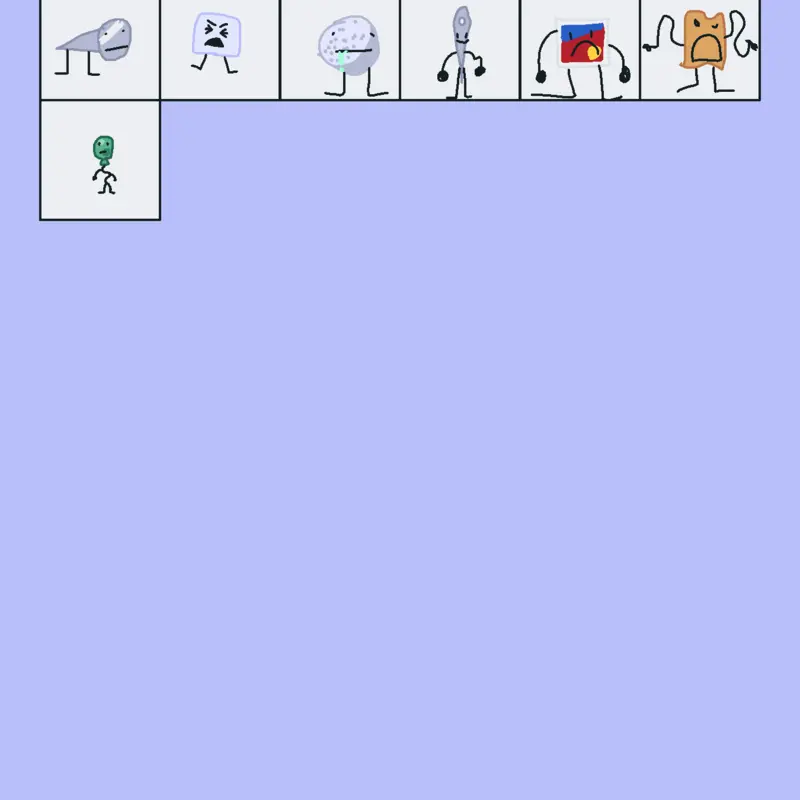 Bfdi ragdolls by @whereisomnimanwhereishe