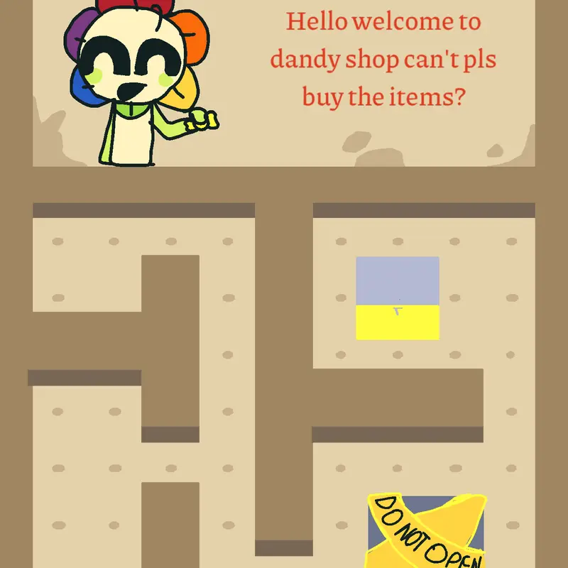 Dandy's world maze by @yandar