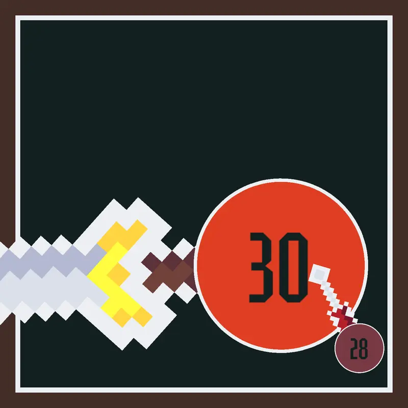 GIGA SWORD Fights (in dark mode) by @stantri