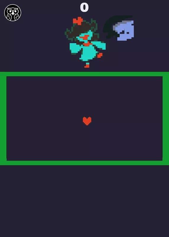 Aqua Deltarune Fight by @859Potato