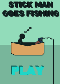 Stick man goes fishing