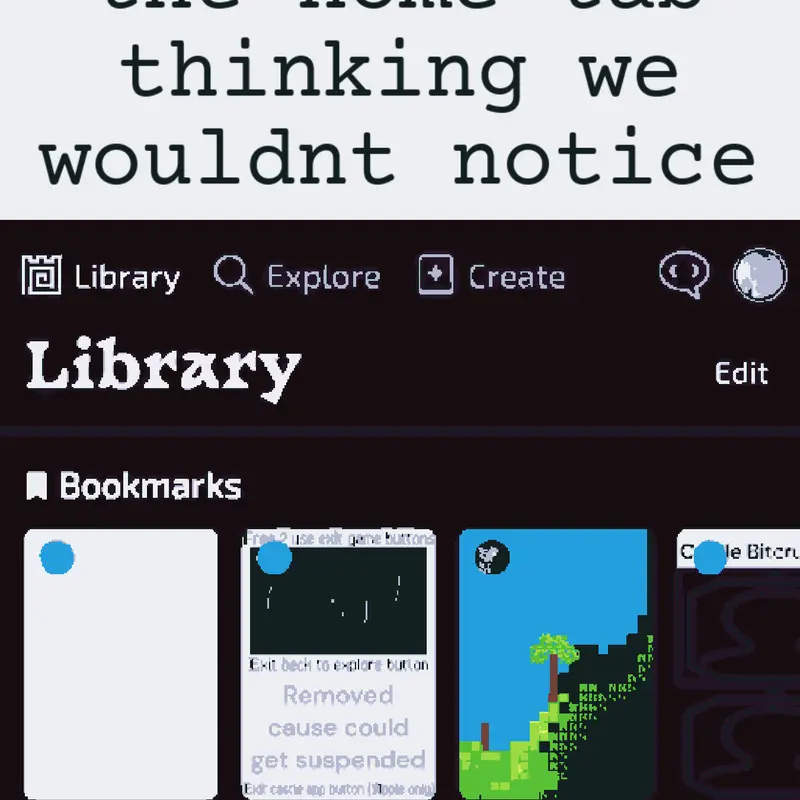 Why they remove the home tab? by @PLs_have_fun_plus