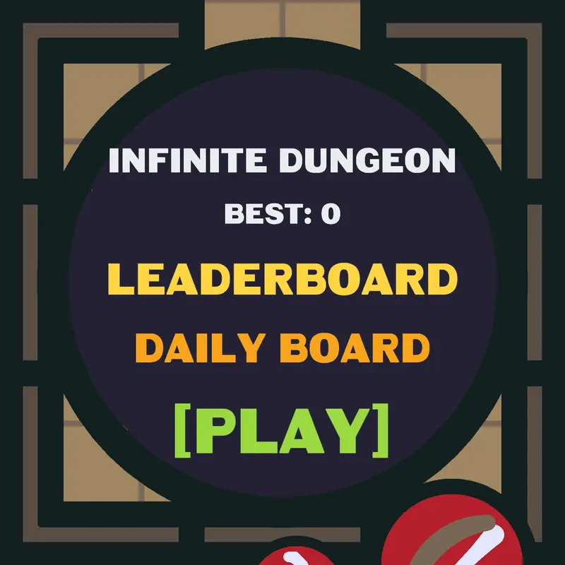 Infinite Dungeon (procedural generation) by @sommedudeidk