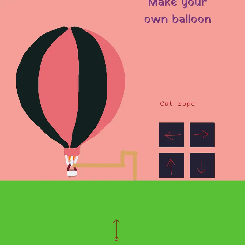 Hot air balloon by @kanpakin