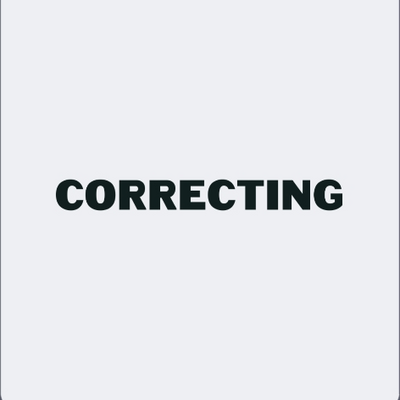 @correcting