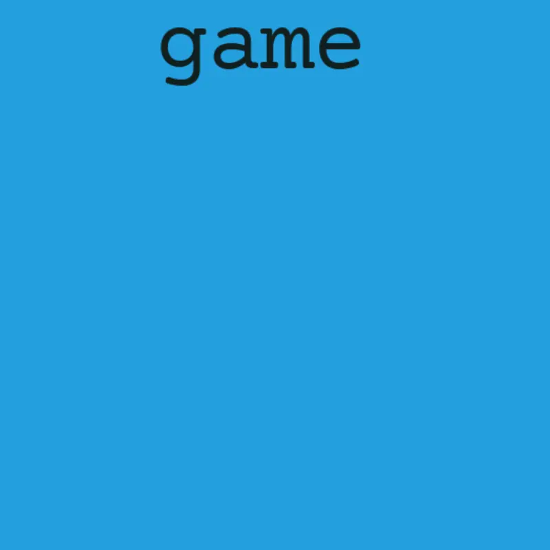 Game by @Sheddy