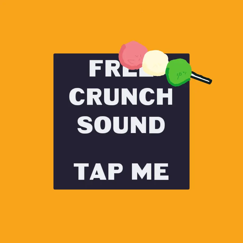 Free crunch sound by @KirkNam0