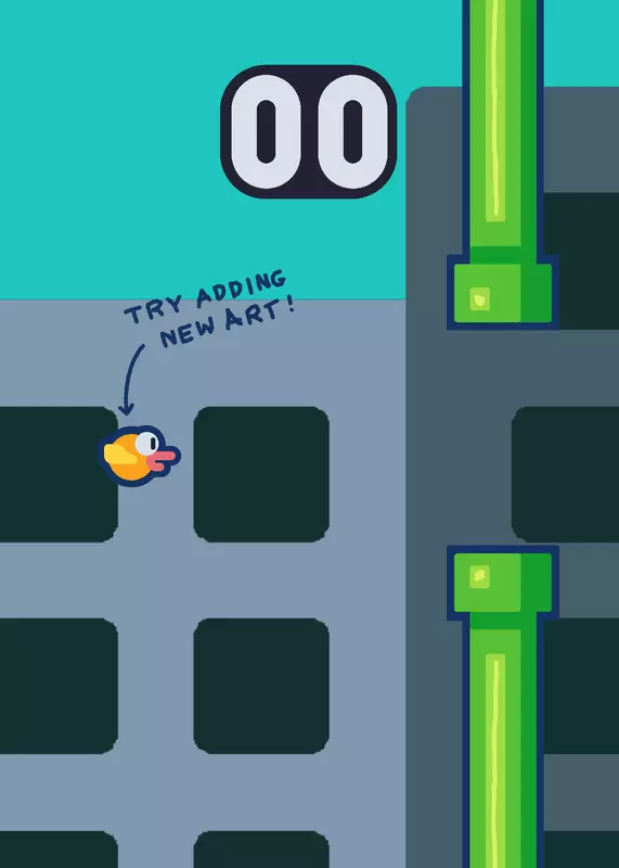 flappy bird by @BARROMARYCLAUDETTEB
