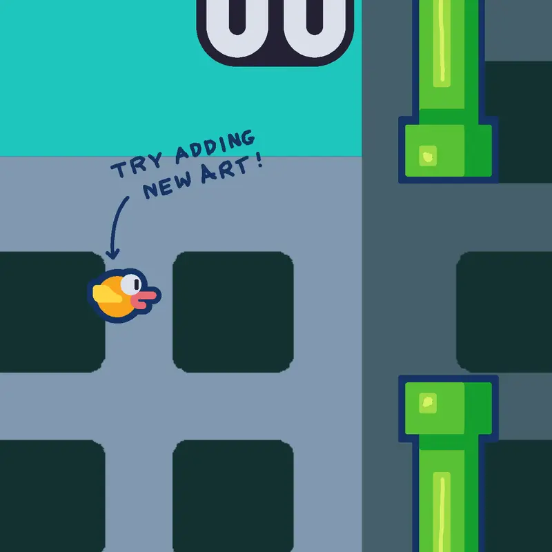 flappy bird by @BARROMARYCLAUDETTEB