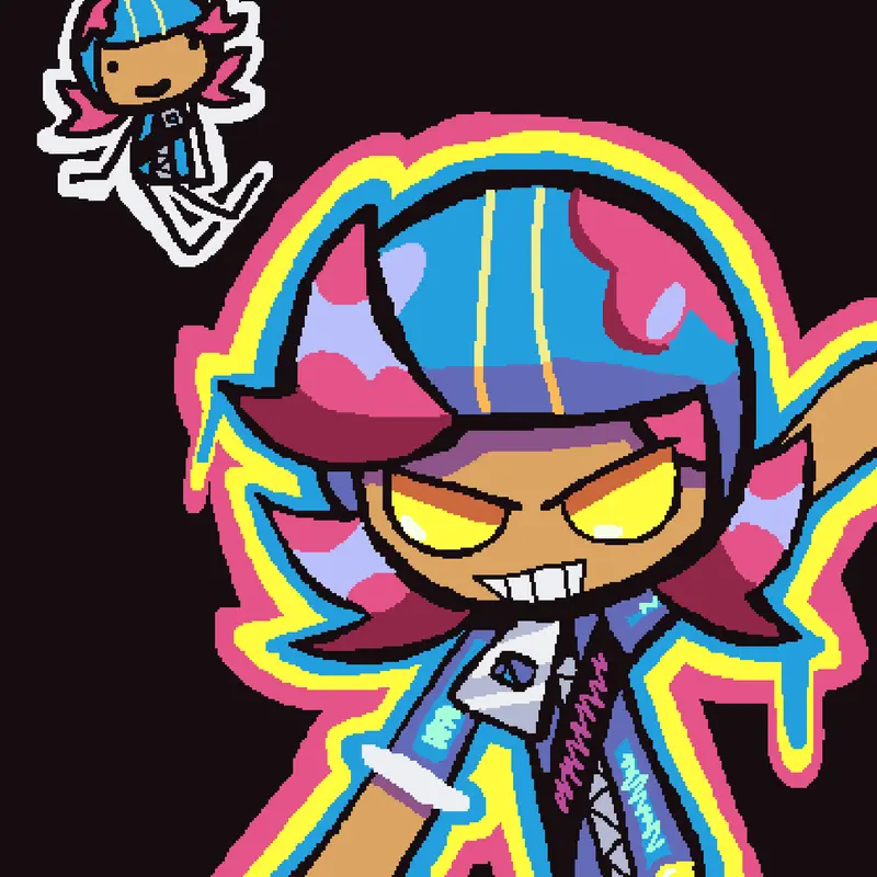 Game by @InvaderIzzie_