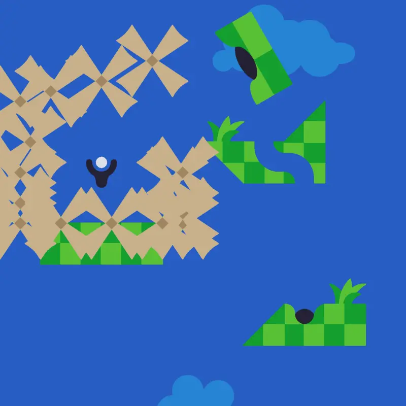Impossible Golf by @b10ird