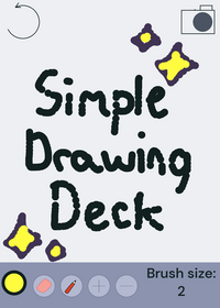 Simple drawing deck I haven't been posting...