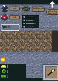 Digging simulator Minecraft (unfinished)