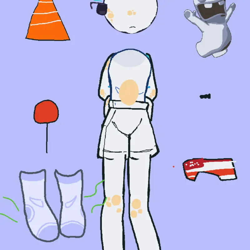 Dress up rabbid by @rabbit_67